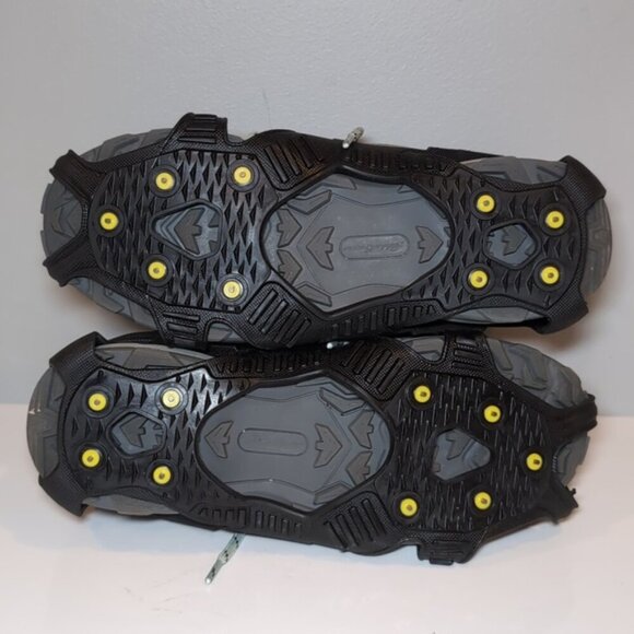 Eddie Bauer Lake Union Hiking Shoes Water Resistant Size 8 + Icetrax Ice Cleats - Picture 7 of 15